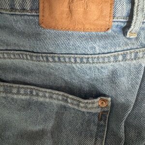 Zara Blue Denim Jeans with Classic Twill Weave